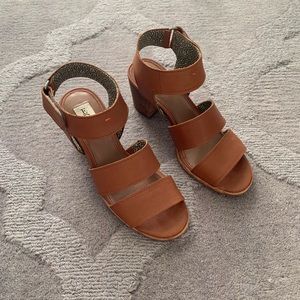 ED Brown Leather Heels